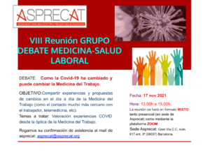 _2021-11-17 convocatòria Reunió GRUP DEBAT MEDICINA – SALUT LABORAL ASPRECAT