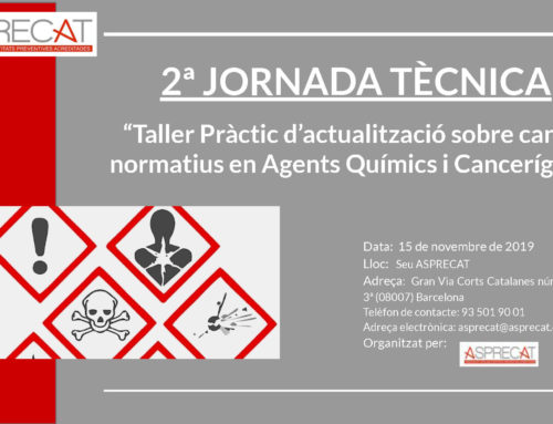 II Jornada Tènica · Taller pràctic d’actualització sobre canvis normatius en Agents Químics i cancerígens